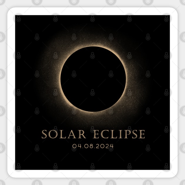 Solar Eclipse 04.08.2024 Sticker by TLSDesigns